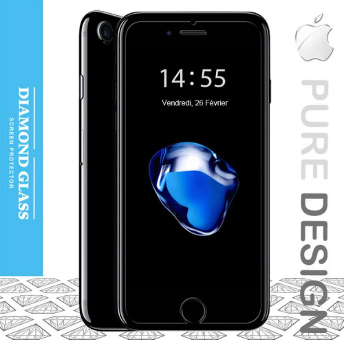 Verre trempé iPhone 7 - Protection d'écran Diamond Glass