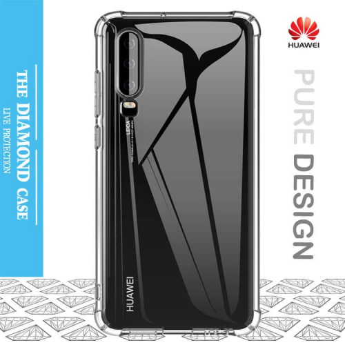 Coque de protection silicone transparente Huawei P30 Antichoc DIAMOND