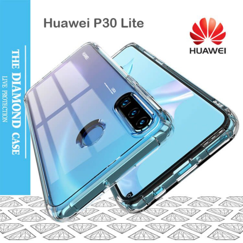 Coque de protection silicone Huawei P30 Lite - Antichoc - Diamond Case