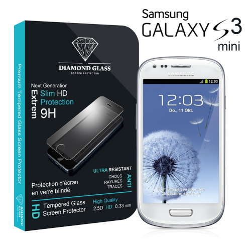 Protection d'écran en verre trempé Diamond Glass HD - Galaxy S3 Mini