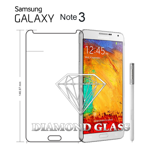 Protection d'écran en verre trempé Diamond Glass HD Samsung Note 3