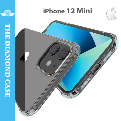 Coque iPhone 12 Mini - Silicone Ultra-transparente - Antichoc - DIAMOND
