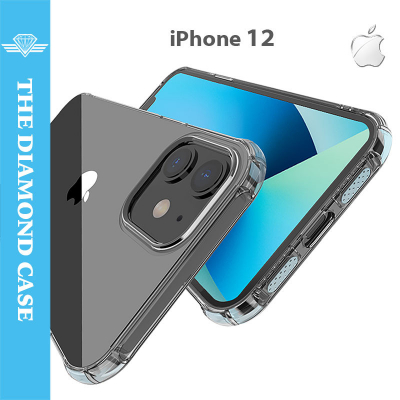 Coque Silicone iPhone 12 - Ultra Transparente - Antichoc - DIAMOND