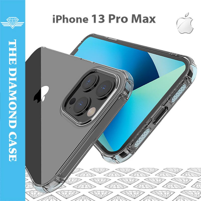 Coque Silicone iPhone 13 Pro Max - Transparente - Antichoc - DIAMOND