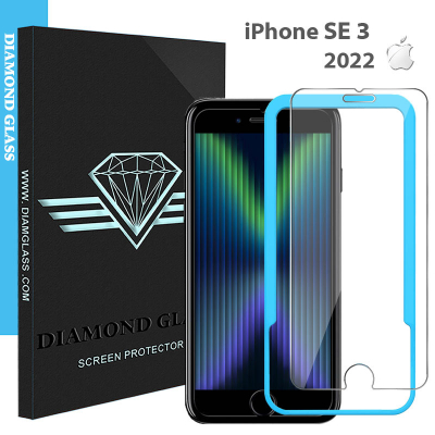 Nouveau Verre trempé iPhone SE 3 - 2022 Protection écran DIAMOND GLASS