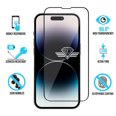 Verre trempé iPhone 14 PRO MAX - Film Protection d'écran DIAMOND GLASS