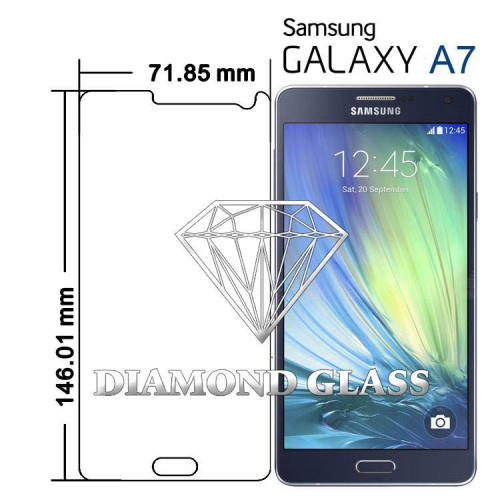 Film protection d'écran en verre trempé Diamond Glass HD Samsung A7