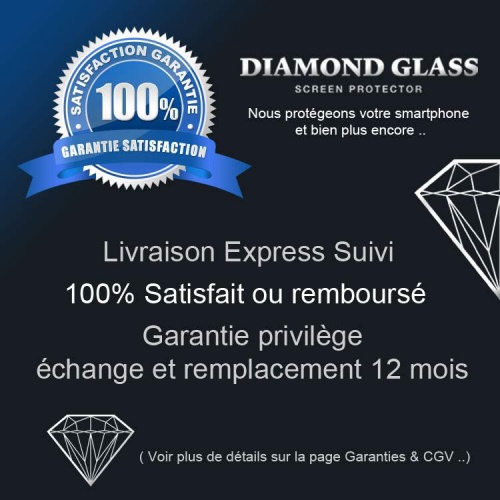 Protection d'écran en verre trempé Diamond Glass HD LG G5
