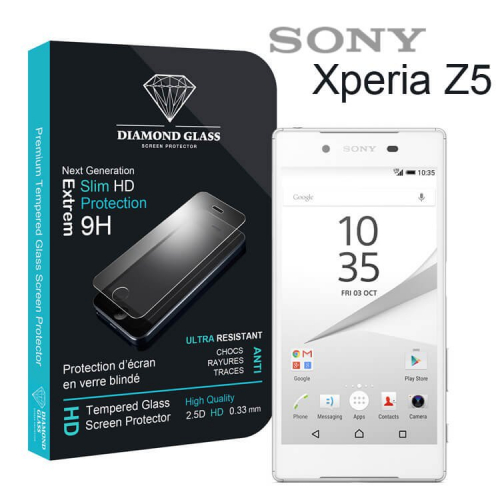 Protection d'écran en verre trempé Diamond Glass HD Sony Xperia Z5