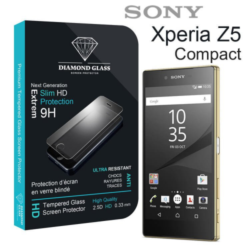 Protection d'écran en verre trempé Sony Xperia Z5 Compact - Diamond HD