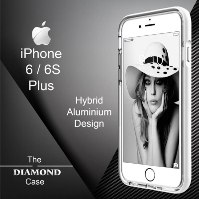 Coque iPhone 6 - 6S Plus Diamond Case Hybrid Aluminium