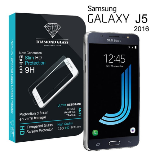 Film protection d'écran en verre trempé - Samsung Galaxy J5-2016